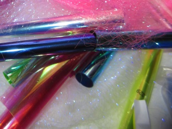 rolls of Fantasy Film for fairy wings