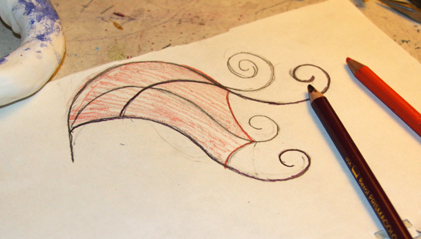 free pattern for OOAK angel wing