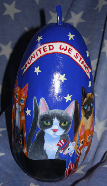 Fourth of July Gourd